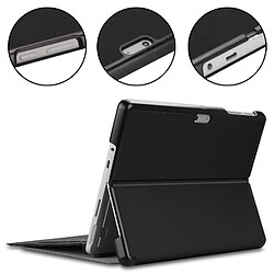 Acheter Wewoo Housse Coque Etui en cuir Custer Texture pour ordinateur portable pour Microsoft Surface Go (Noir)