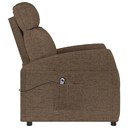 Acheter vidaXL Fauteuil Marron Tissu