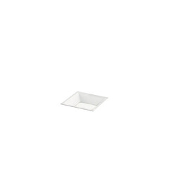 Fan Europe Downlight encastré carré à DEL intégré, blanc, 4000K