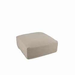 Paris Prix Housse pour Pouf Monaco 105x105cm Naturel