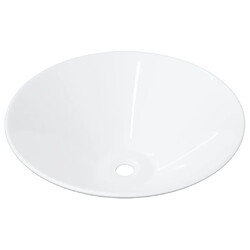 Acheter vidaXL Lavabos 2 pcs blanc 42x42x14 cm céramique