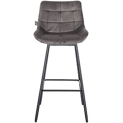 Acheter Non Tabouret de bar pivotant Weston en velours