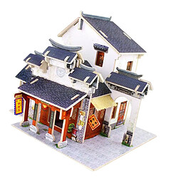 Acheter Puzzle 3d en bois miniature modèle de maison de poupée 1/24 bricolage - boutique de satin chinois