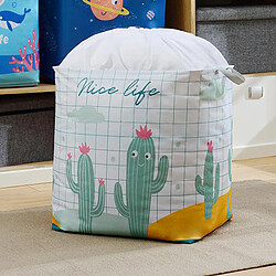 Grand Sac De Rangement Pour Organisateur Vêtements Sac De Rangement Pour Couverture D'oreiller Cactus 110L pas cher