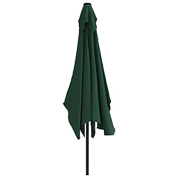 Avis vidaXL Parasol 200 x 300 cm Vert Rectangulaire