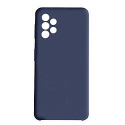 Avizar Coque Samsung A72 Silicone Semi-rigide Soft-touch Collection Venus bleu nuit