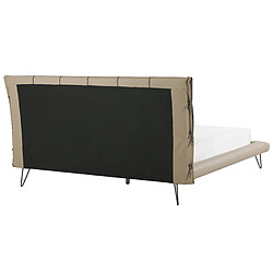 Beliani Lit double en cuir PU beige 180 x 200 cm BETIN pas cher