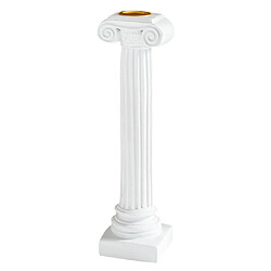 Chandelier Colonne Colonne Romaine Marbre Bougeoir Titulaire 4 Couleurs Blanc