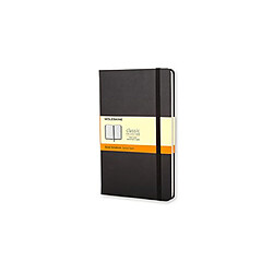 Moleskine carnet ligné Format de poche Couverture rigide noire 9 x 14 cm