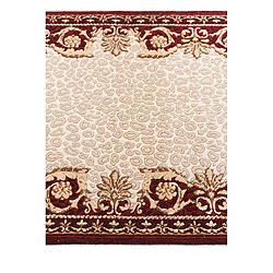 Vidal Tapis de couloir en laine 302x81 rouge Darya pas cher