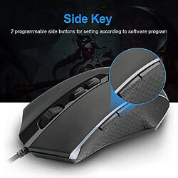 Acheter Universal Chroma M710 USB Gaming Wired Computer Mouse Wired 10000 DPI 8 Boutons 7 Color Mice Programmable