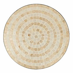 Paris Prix Coupelle Ronde Déco Mosaïque 45cm Beige