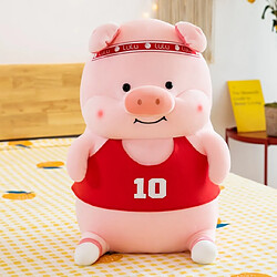 Universal 45cm peluche en poils de cochon, mignons enfants et poupées sur le lit avec des cadeaux de Noël pour les filles et les garçons | oreillers de luxe (rouge)