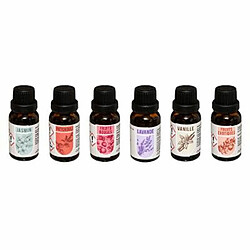 Lot de 6 Huiles Parfumées Diffuse 15ml Multicolore