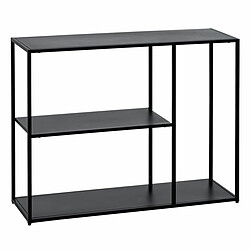 BigBuy Home Étagère SQUARE Noir Acier 100 x 30 x 81 cm