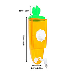 Avis Universal Carottes en forme de buveurs d'eau, lapins en cage, animaux de compagnie, distributeurs automatiques d'eau, chinchillas, cobayes pour petits animaux.