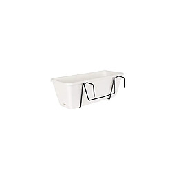 ARTEVASI Kit Jardiniere Venezia avec réserve d'eau - 10 L - 49 x 19,5 x 16,6 cm - Blanc