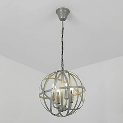 Paris Prix Suspension en Métal Design Vénus 34cm Gris