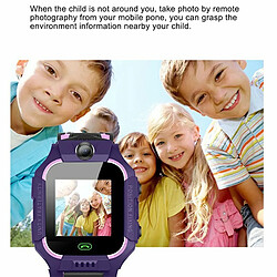 Z6 Enfants Montre Intelligente 1.44 Pouces Écran Tactile Carte Sim Smartwatch Caméra Étanche Réveil Rouge