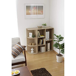 Avis Iris Ohyama - Etagère d'angle 3 casiers / Etagère de rangement autoportante en bois MDF - Corner Bookcase CX-3C - Chêne clair, 29 x 29 x 87.2 cm