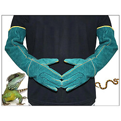 1 paire Peau de Vache de Protection Reptile Gants de Manipulation Résistant Aux Rayures Serpent Lézard Sauvage Animaux Protection Formation Gant