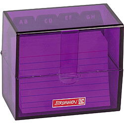 Brunnen 102058060 Boîte de rangement en polystyrène Violet 8 x 5 x 4 8 cm