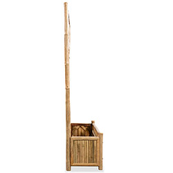 Avis vidaXL Lit surélevé de jardin avec treillis Bambou 70 cm