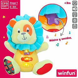 Avis Peluche sonore Winfun Lion 15 x 15 x 9 cm (6 Unités)