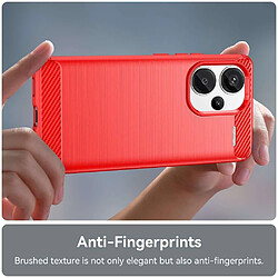 Acheter Htdmobiles Coque pour Xiaomi Redmi Note 13 Pro+ Plus 5G - housse etui silicone gel carbone + verre trempe - ROUGE