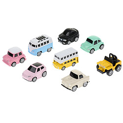 Avis 8 pièces miniatures interactives de jeux de voiture pour les enfants - 1