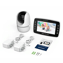 Avis Babyphone Camera Vision Nocturne Écran 4.3 Pouces Audio Bidirectionnel 16H Autonomie EU Plug YONIS