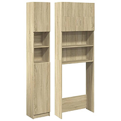 vidaXL Ensemble de meubles de salle de bain 2 pcs bois d'ingénierie