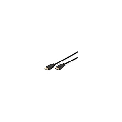 DIGITUS cable pour moniteur HDMI, fiche mâle 19 broches, ()