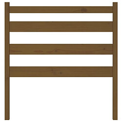 Acheter Maison Chic Tête de lit scandinave pour lit adulte,Meuble de chambre Marron miel 81x4x100 cm Bois massif de pin -MN49148