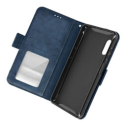 Avizar Étui pour Samsung Galaxy Xcover Pro Porte-cartes amovible Support vidéo Bleu