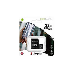 Avis Kingston Canvas Select Plus Carte MIcro SD SDCS2-32GB Class 10 + Adaptateur inclus SDCS2-32GB