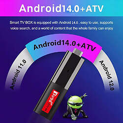 Box Android TV 8K Dual Wifi Bluetooth Avec Télécommande Vocale 2GB+16GB YONIS pas cher