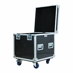 Avis Kimex Flight case type malle 60 x 60 x 60 cm + rangement intérieur