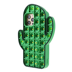 Coque en silicone Décompression Antichoc cactus pour votre Apple iPhone 12/12 Pro