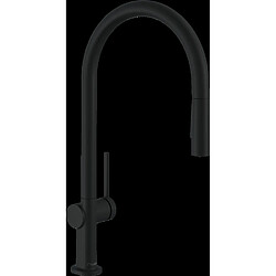 Mitigeur de cuisine HANSGROHE Talis M54 , avec douchette extractible 2 jets noir mat - 72800670