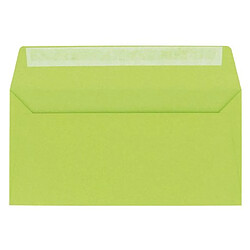 Enveloppe Pollen Clairefontaine vert bourgeon 110 x 220 mm - Paquet de 20