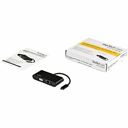 Acheter StarTech.com Adaptateur multiport USB-C pour ordinateur portable - VGA, USB 3.0, GbE et Power Delivery 60W (DKT30CVAGPD)