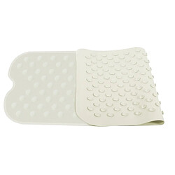 Spirella Tapis Fond de baignoire Caoutchouc CIRCOLA 90x40cm Blanc