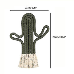 Avis Universal Suspension murale en forme de cactus, tapisserie décorative nordique