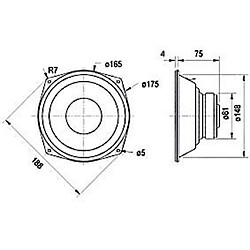 Alpexe VS-WS17E/4 - Haut-parleur (4007540010540)