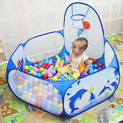 dauphin ball pit playpen jouer tente mer boule piscine jouet avec panier de basket