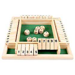 Four Way Shut The Box 10 Number Game Drinking Party Set Jeux De Table