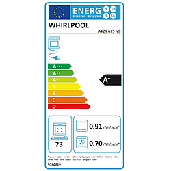 Four intégrable multifonction 73l 60cm pyrolyse noir - akz9635nb - WHIRLPOOL