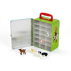 Theo Klein Coffret de rangement pour 18 bébés animaux SCHLEICH