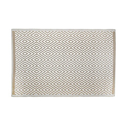 Aubry Gaspard Tapis d'extérieur en polypropylène 120 x 180 cm Diamant - Beige.